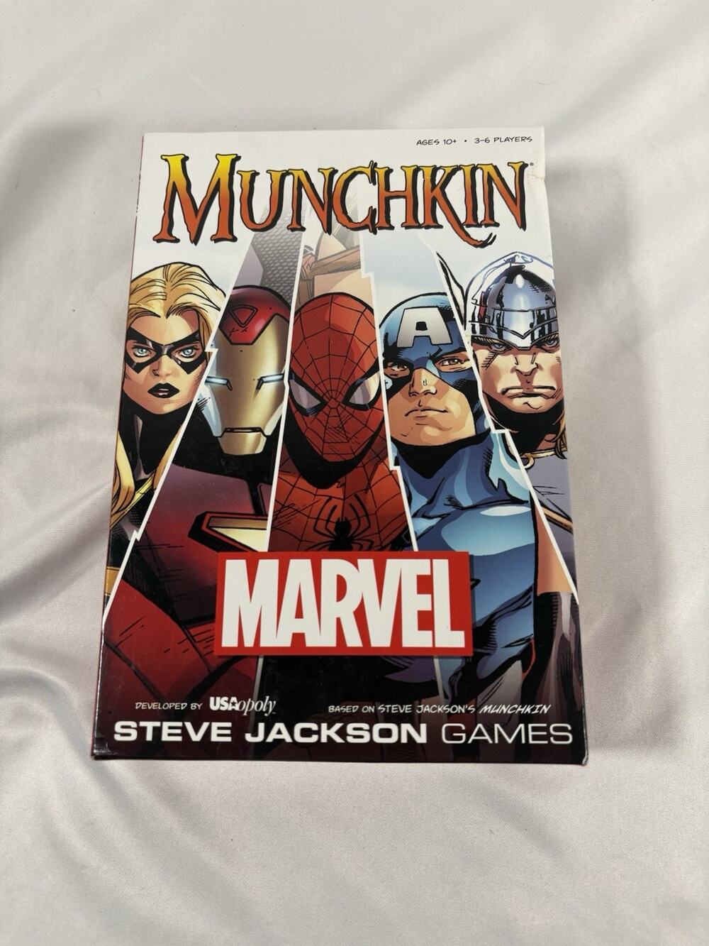 MUNCHKIN MARVEL Card Game *3-6 Players* (2016, Steve Jackson Games) COMPLETE